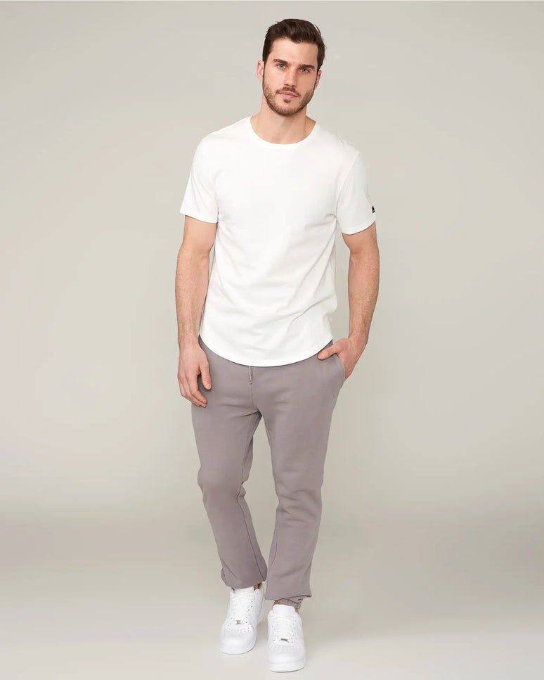 Zion Cloud White Brushed Scoop T-Shirt-Tourn-Urbanheer