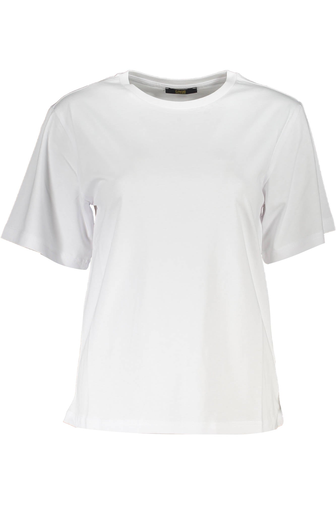 Cavalli Class T-Shirt Short Sleeve Woman White-T-Shirt-CAVALLI CLASS-Urbanheer