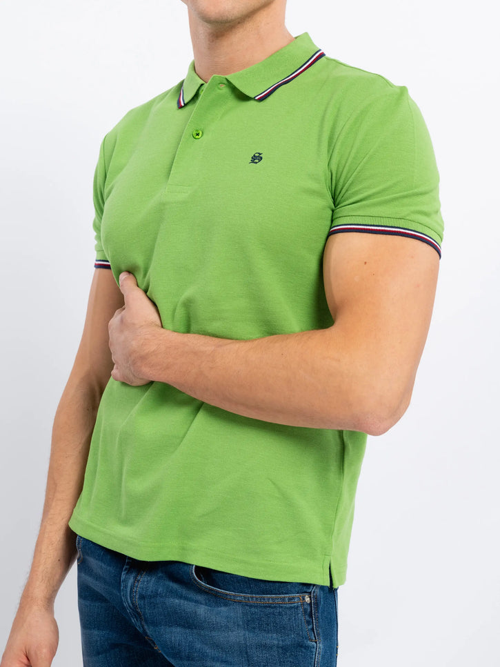 Green Polo T-Shirt-SMF-Urbanheer