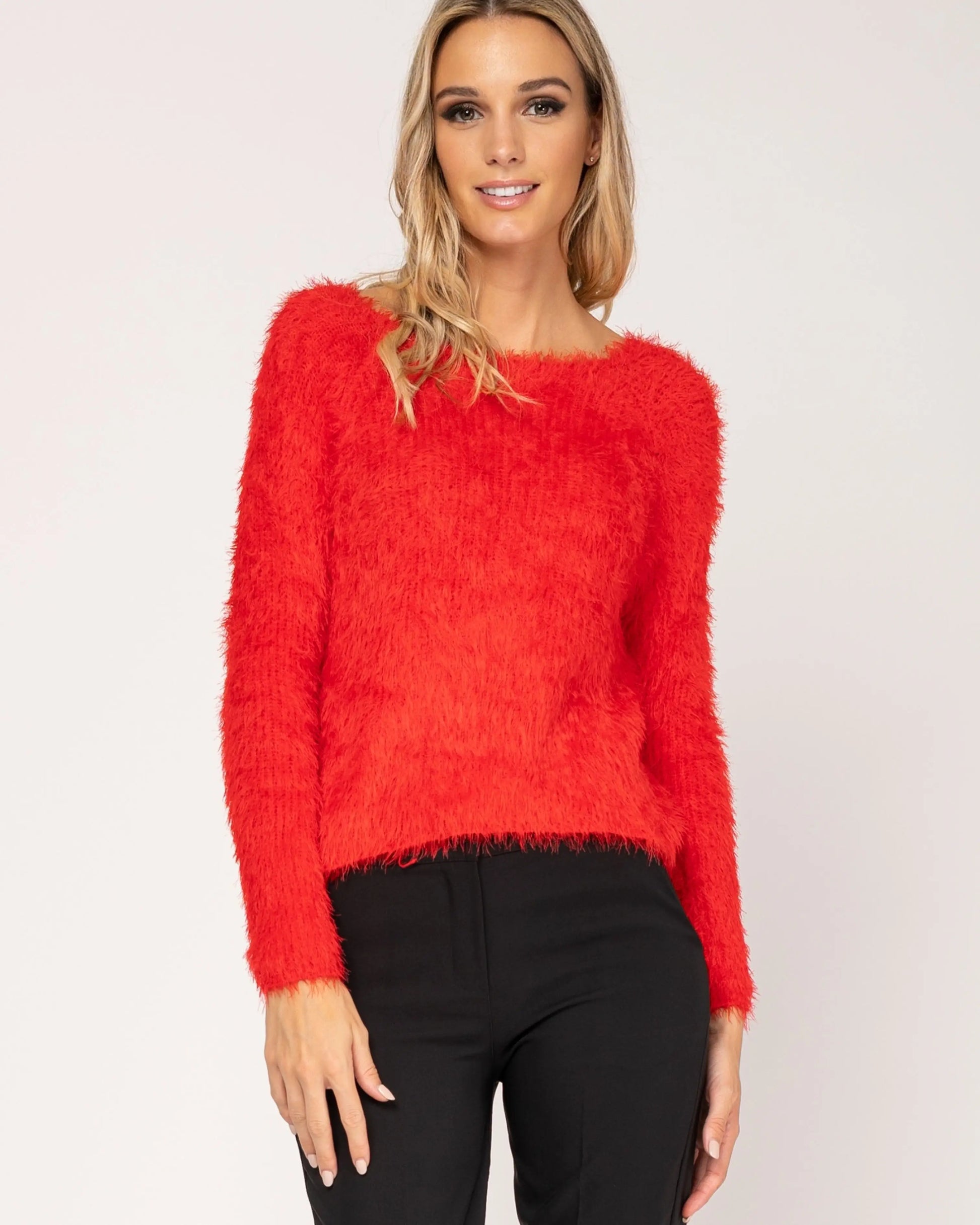 Long-Sleeved Knit Sweater.-Tantra-S-Urbanheer