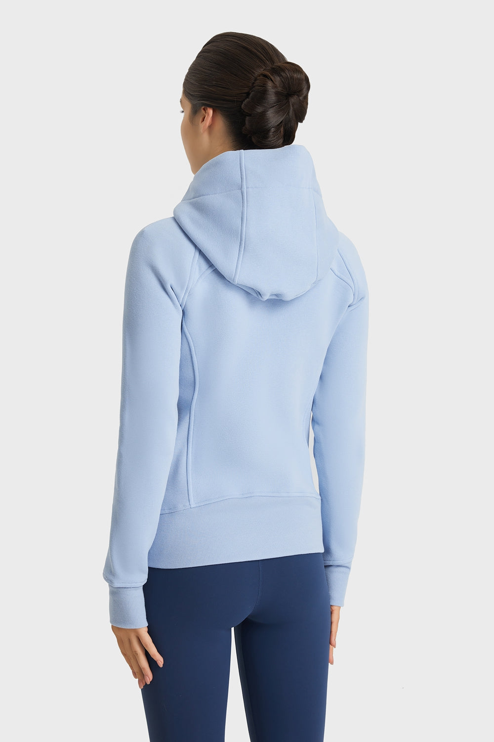 Zip Up Seam Detail Hooded Sports Jacket-UHX-Urbanheer