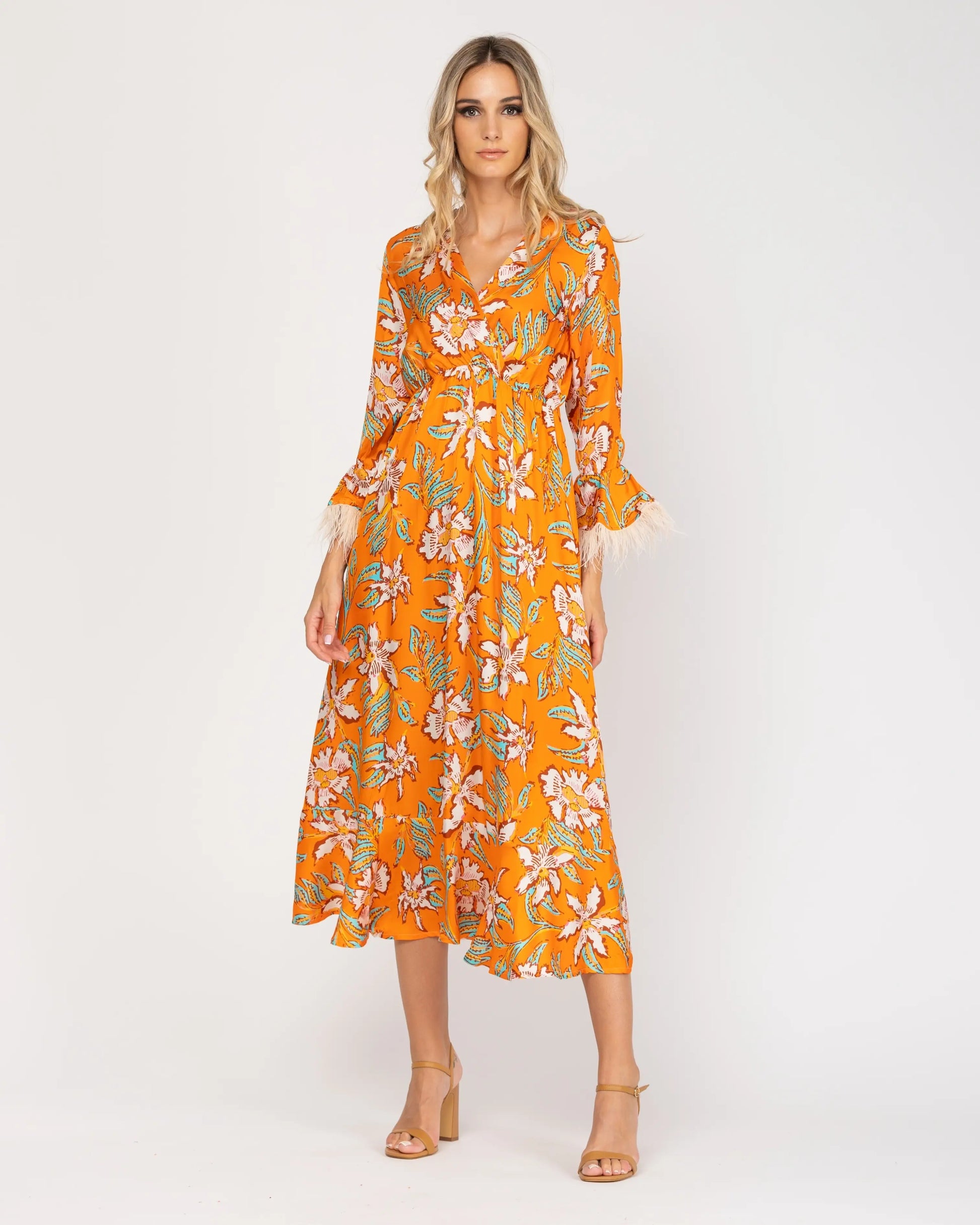 Floral Maxi Dress.-Tantra-Urbanheer