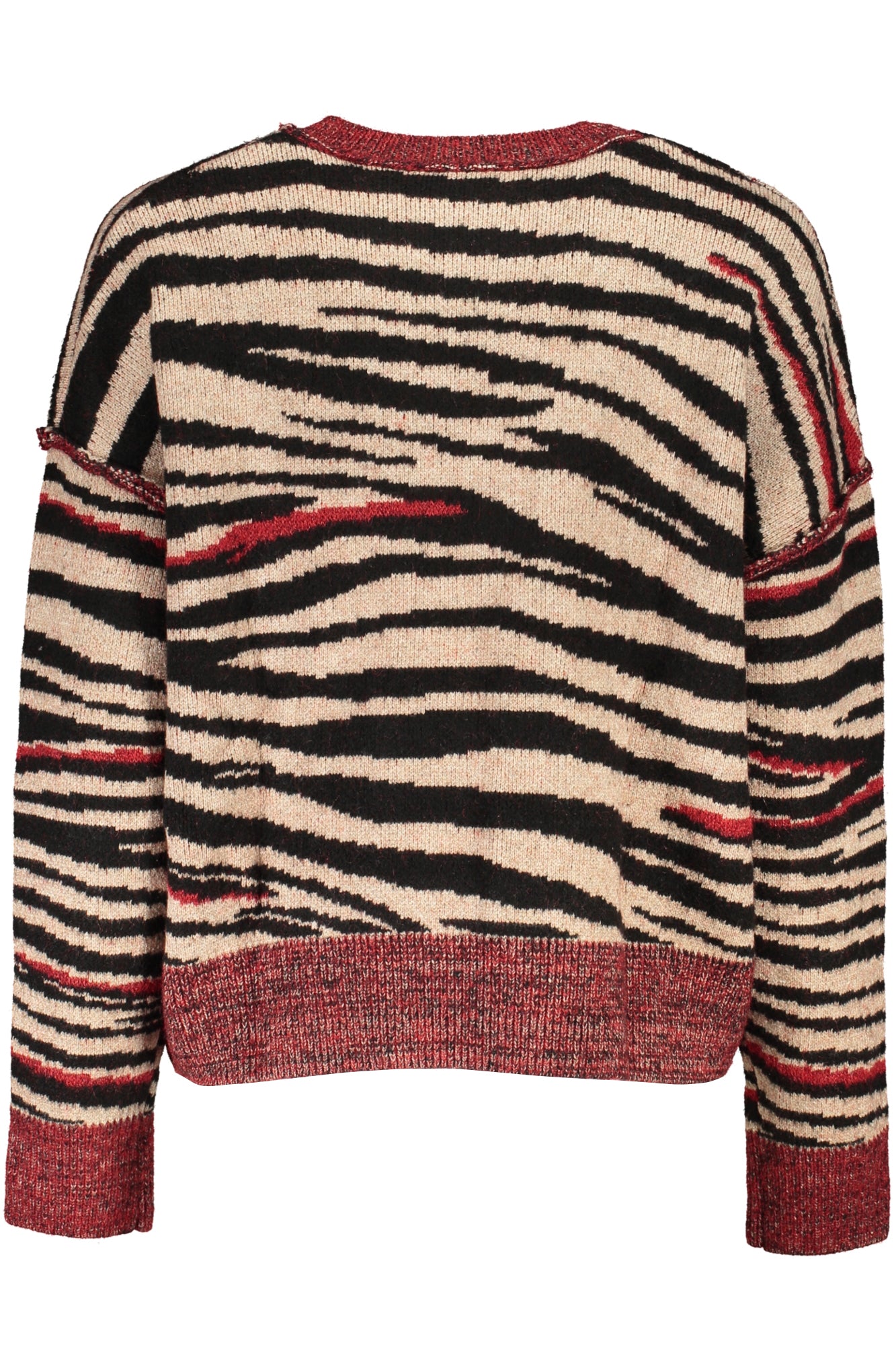 Desigual Red Women'S Sweater-Maglie-DESIGUAL-Urbanheer