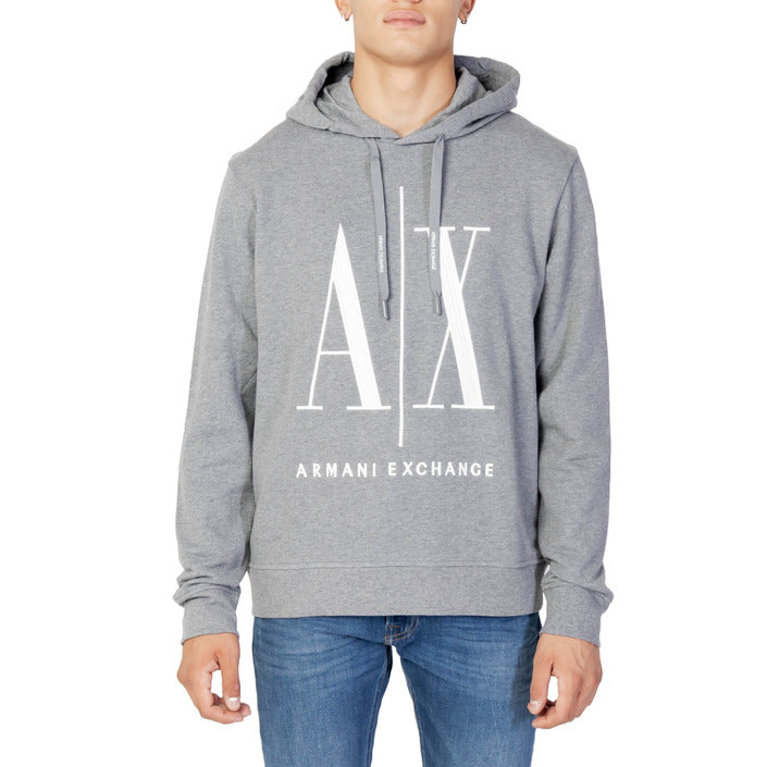 Armani Exchange Men Sweatshirts-Clothing - Men-Armani Exchange-grey-S-Urbanheer