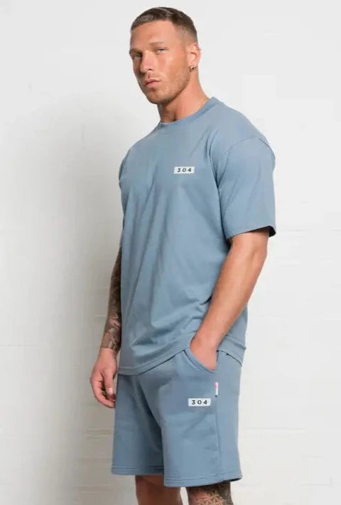 304 Mens Elite Shorts Pastel Blue-304 Clothing-Urbanheer