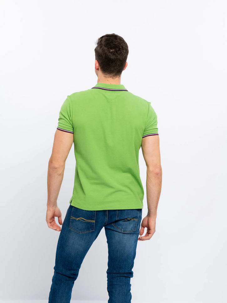 Green Polo T-Shirt-SMF-Urbanheer