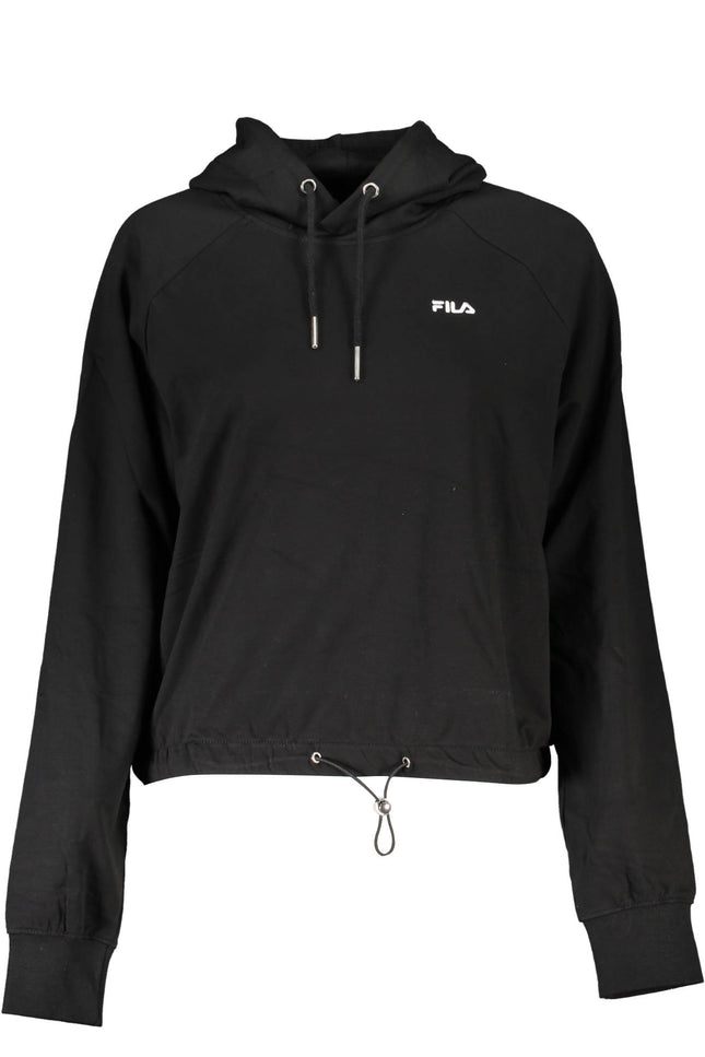 FILA SWEATSHIRT WITHOUT ZIP WOMAN BLACK-Clothing - Women-FILA-Urbanheer