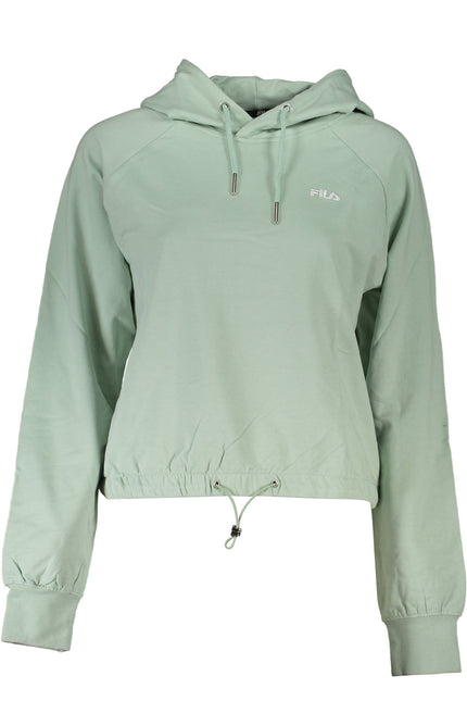 FILA WOMEN'S GREEN SWEATSHIRT WITHOUT ZIP-FILA-Urbanheer