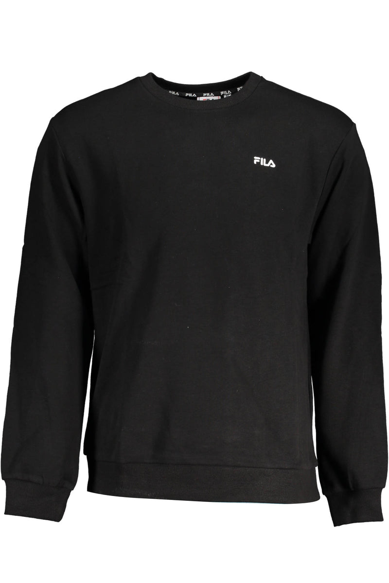 Fila Sweatshirt Without Zip Black Man-FILA-Urbanheer