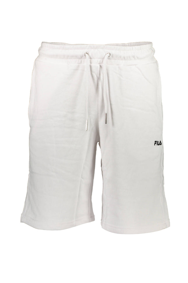 FILA WHITE MEN'S BERMUDA PANTS-Clothing - Men-FILA-Urbanheer