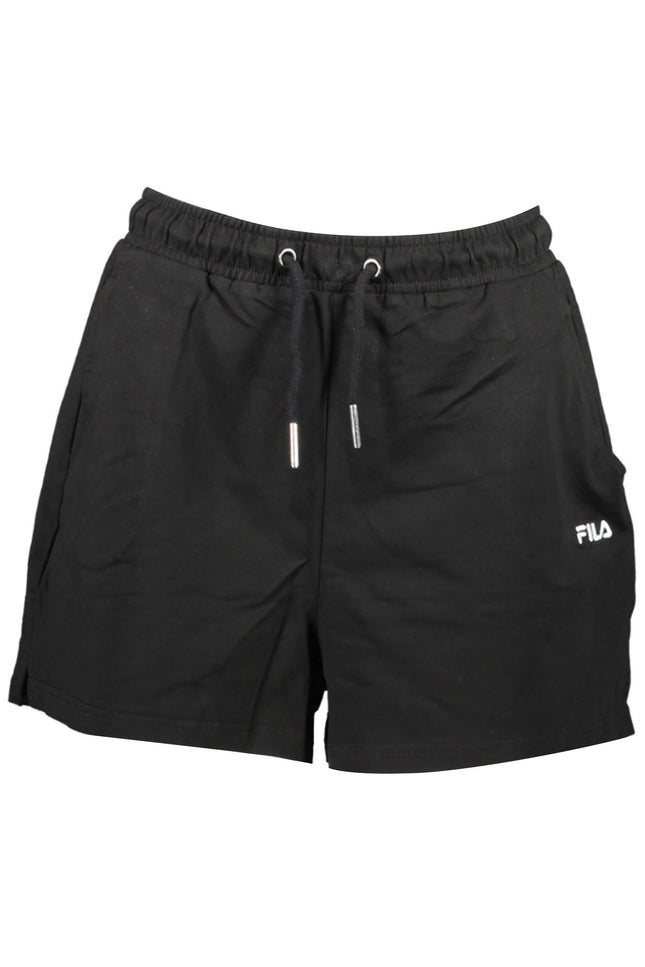 FILA BLACK WOMAN SHORT PANTS-Clothing - Women-FILA-Urbanheer