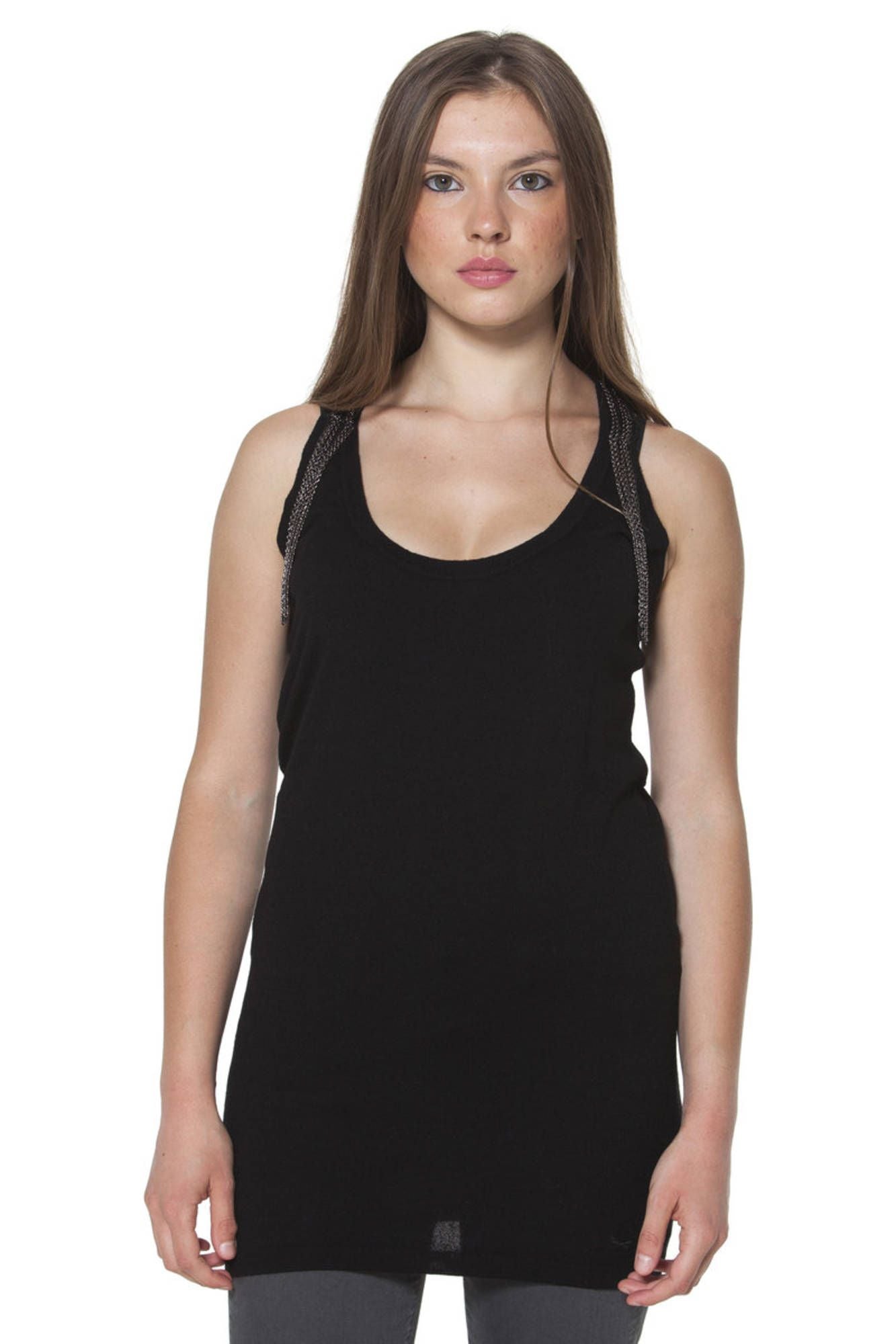 FRED PERRY WOMEN&#39;S BLACK TANK-FRED PERRY-Urbanheer