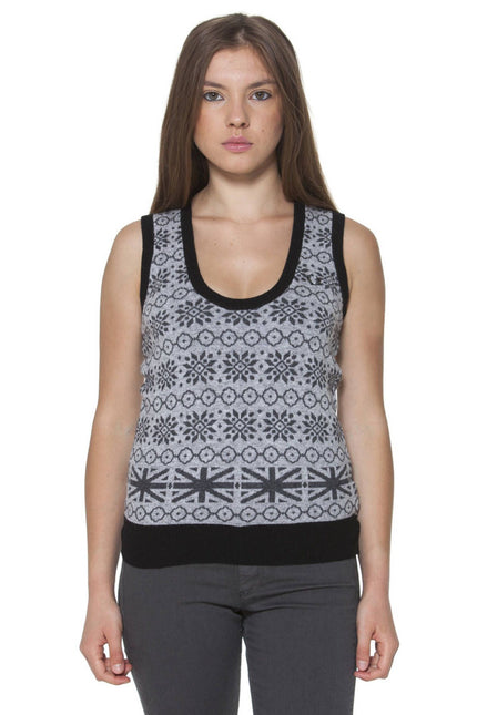FRED PERRY WOMEN&#39;S GRAY VEST-FRED PERRY-GREY-S-Urbanheer