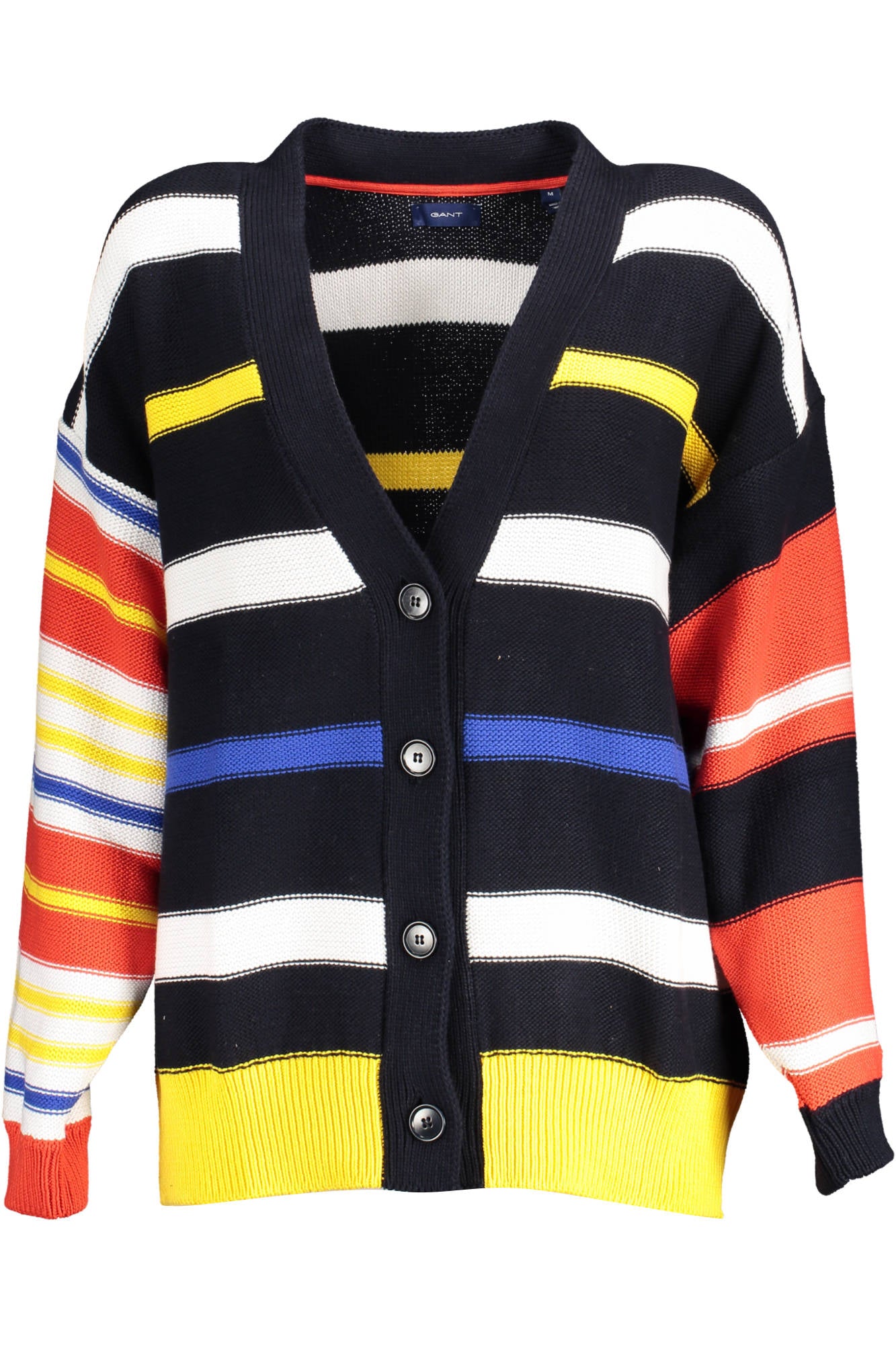 GANT CARDIGAN WOMAN BLUE-Clothing - Women-GANT-Urbanheer