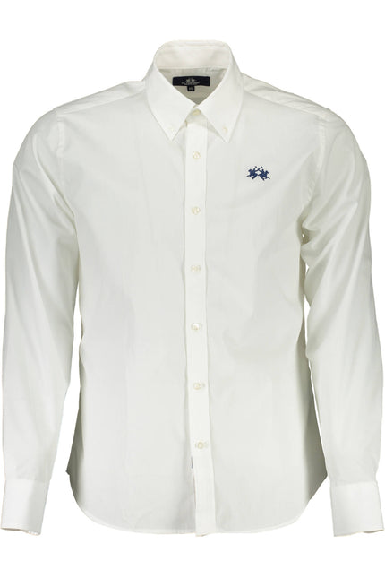 LA MARTINA MEN'S WHITE LONG SLEEVE SHIRT-Clothing - Men-LA MARTINA-Urbanheer