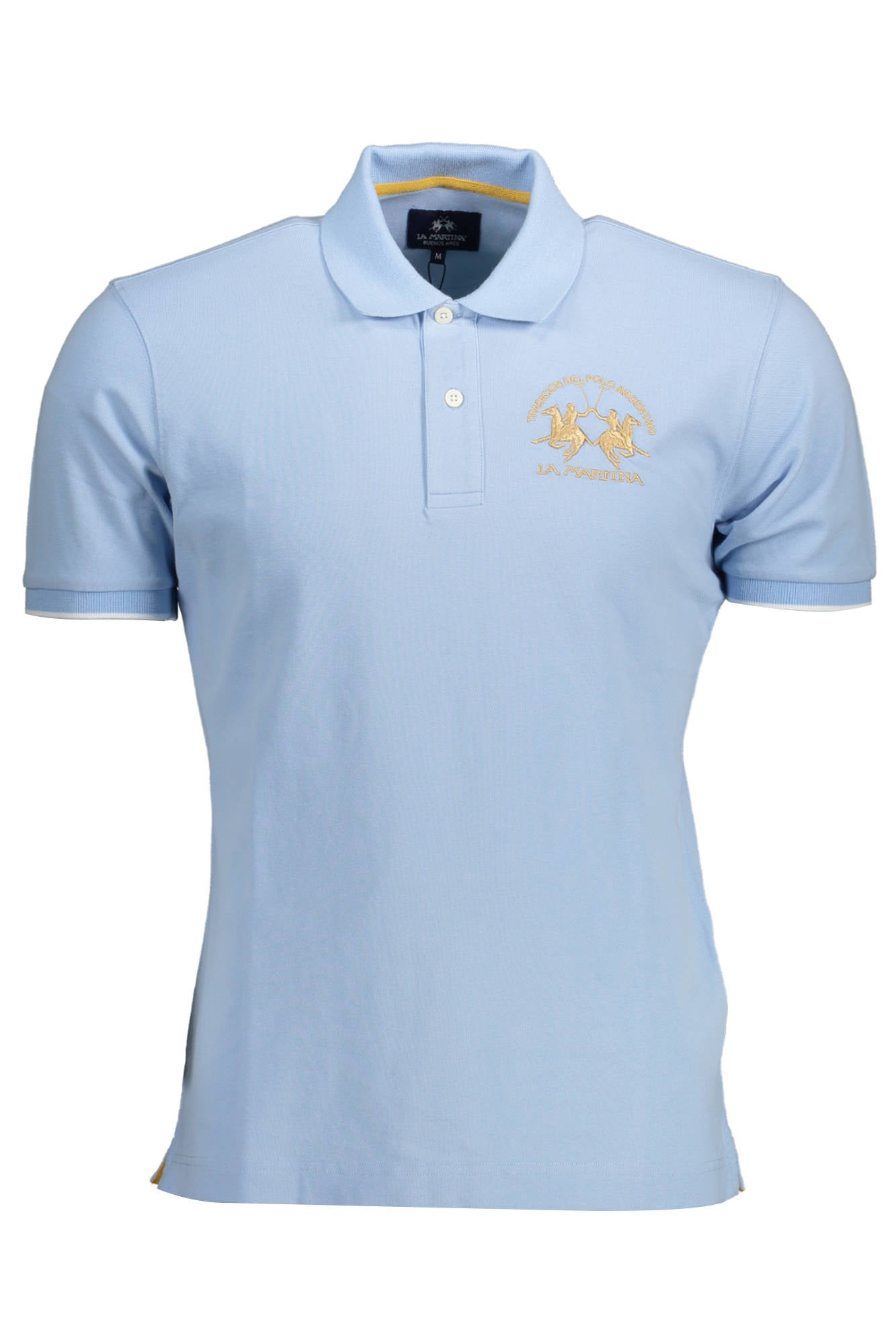 La Martina Polo Short Sleeve Man Light Blue-Clothing - Men-LA MARTINA-Urbanheer