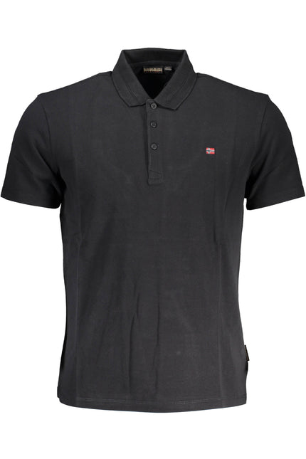 Napapijri Polo Short Sleeve Man Black-Polo-NAPAPIJRI-Urbanheer