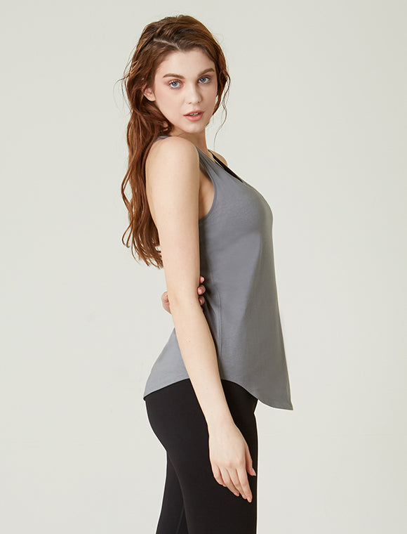 Pinch Me Pleated Racerback Tank-rebody-Urbanheer