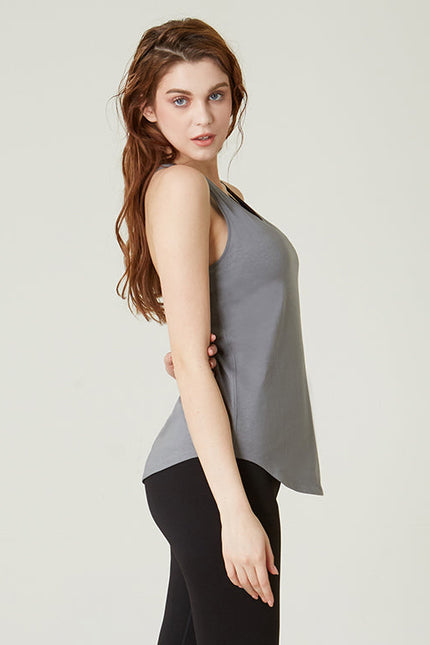 Pinch Me Pleated Racerback Tank-rebody-Urbanheer