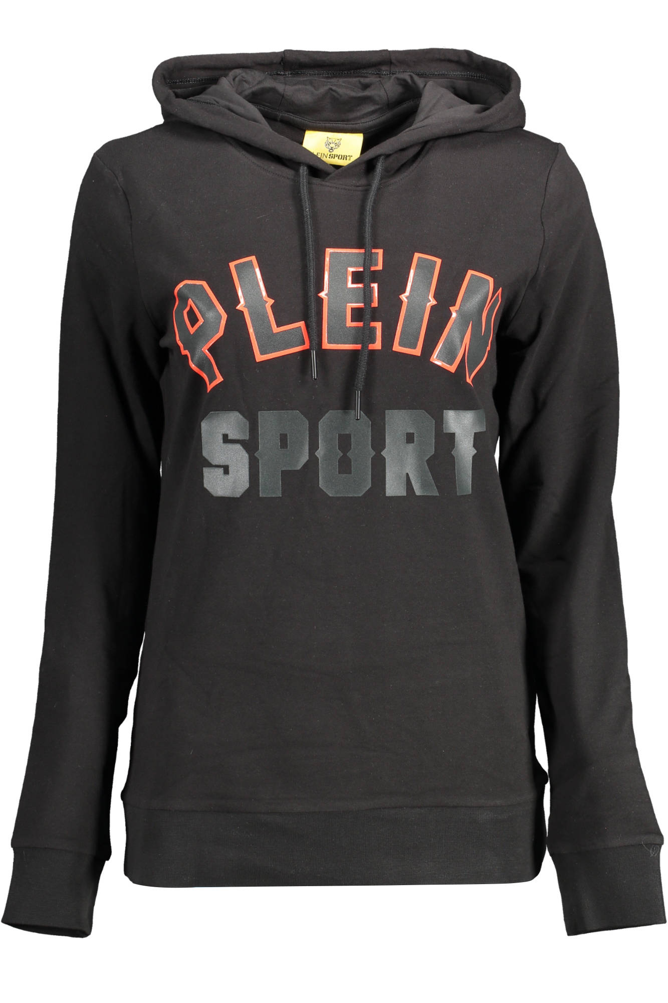 PLEIN SPORT SWEATSHIRT WITHOUT ZIP WOMAN BLACK-Clothing - Women-PLEIN SPORT-Urbanheer