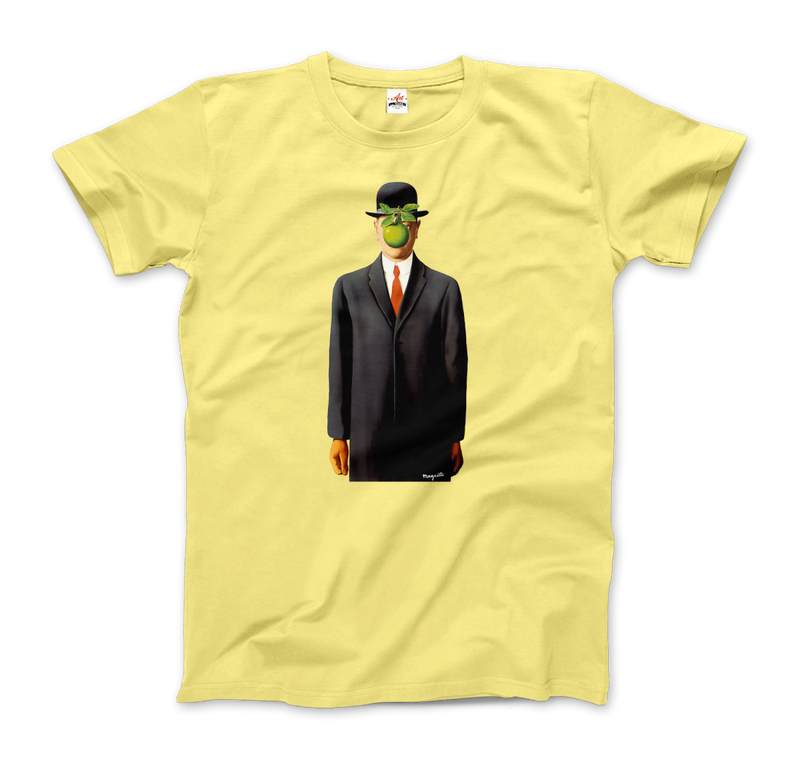 Rene Magritte The Son Of Man, 1964 Artwork T-Shirt-Art-O-Rama Shop-Urbanheer