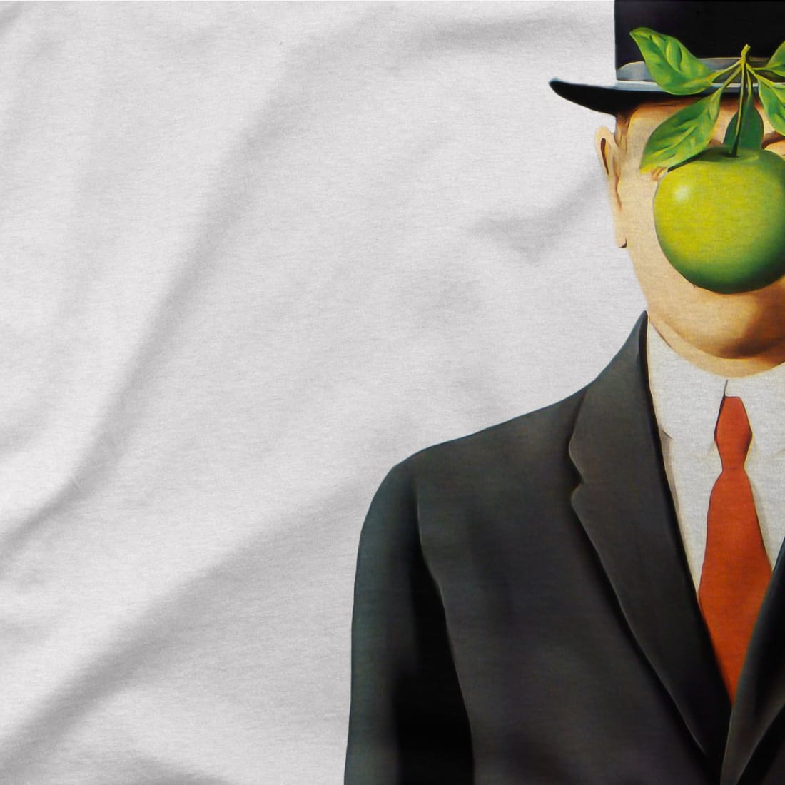 Rene Magritte The Son Of Man, 1964 Artwork T-Shirt-Art-O-Rama Shop-Urbanheer