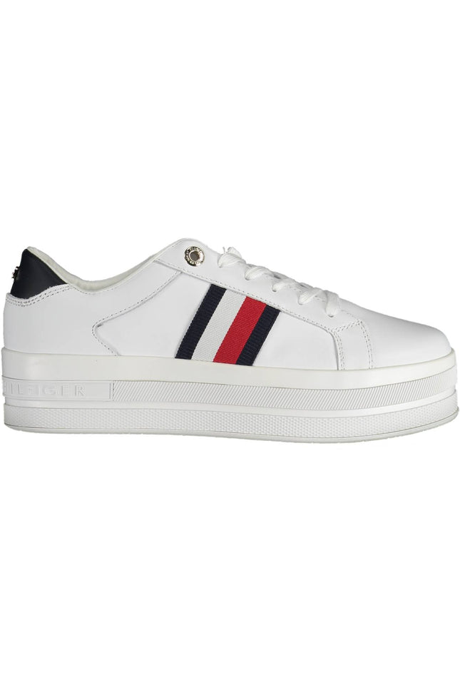 TOMMY HILFIGER WOMEN'S WHITE SPORTS SHOES-Shoes - Women-TOMMY HILFIGER-Urbanheer