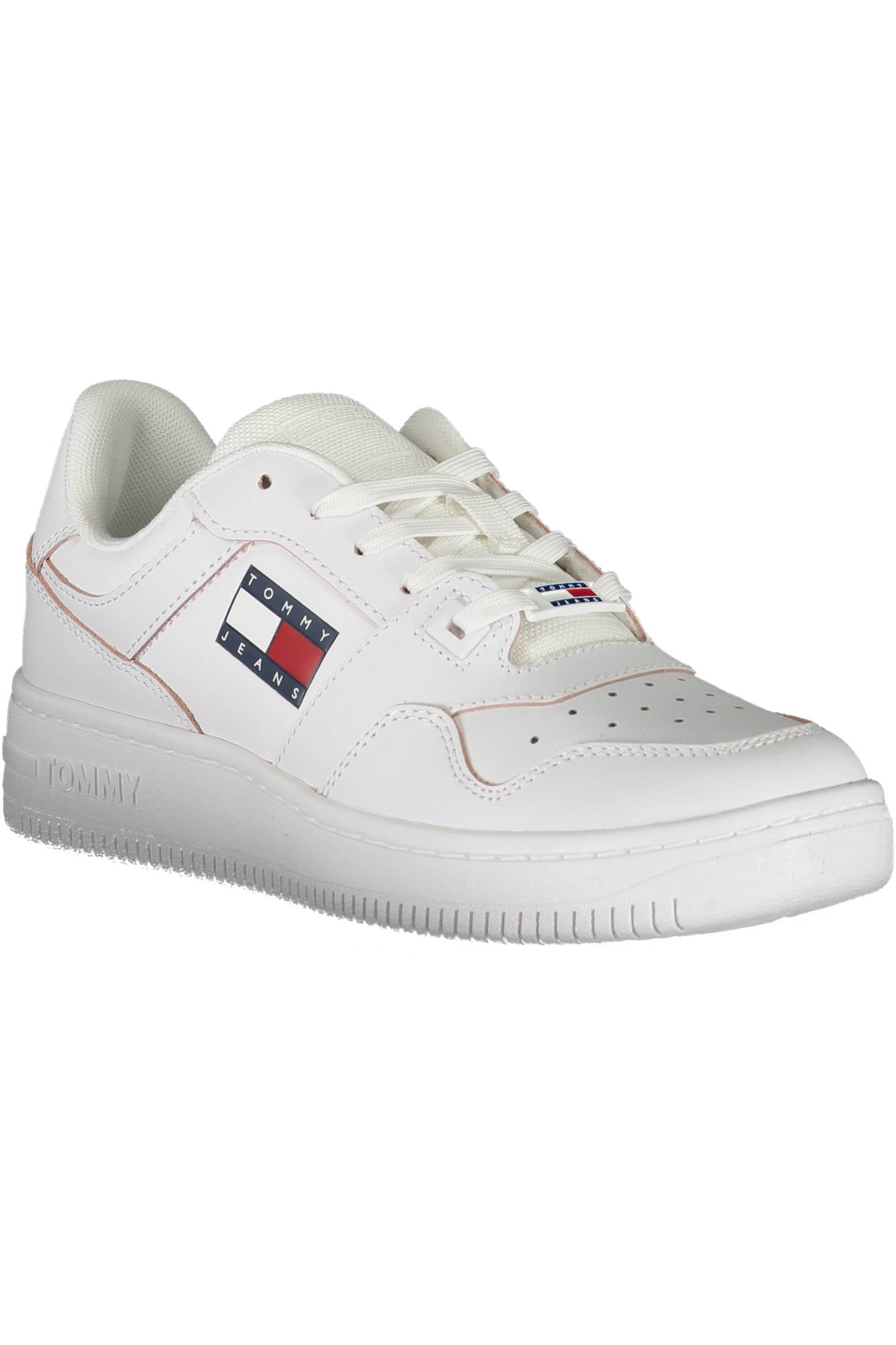 TOMMY HILFIGER WOMEN'S WHITE SPORTS SHOES-Shoes - Men-TOMMY HILFIGER-Urbanheer