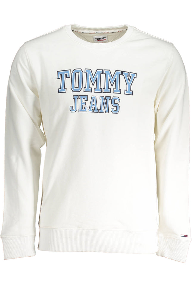 Tommy Hilfiger Man White Sweatshirt Without Zip-Felpe-TOMMY HILFIGER-Urbanheer