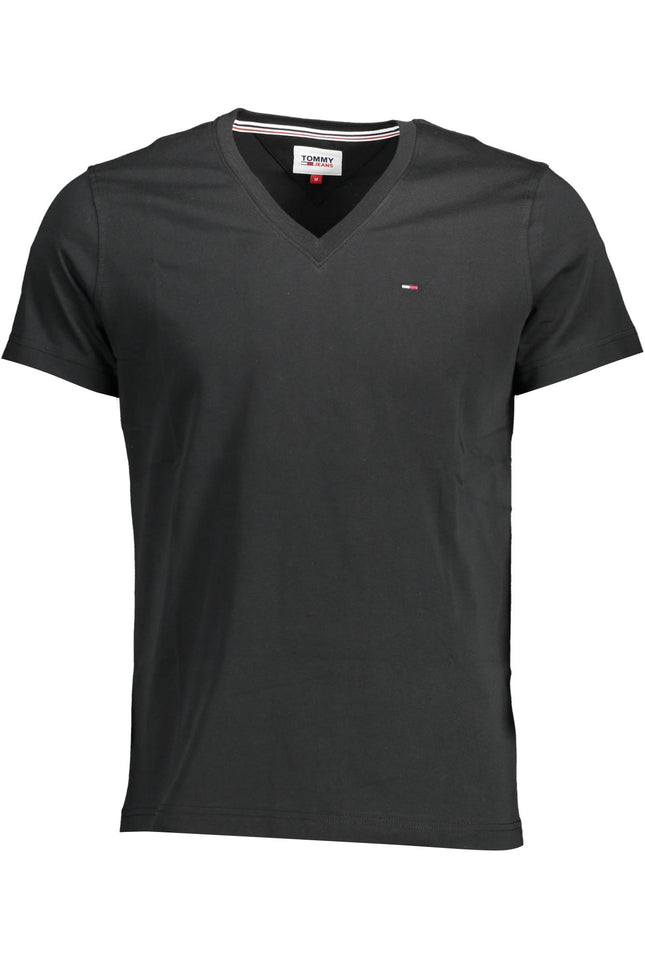 Tommy Hilfiger Men'S Short Sleeve T-Shirt Black-TOMMY HILFIGER-Urbanheer