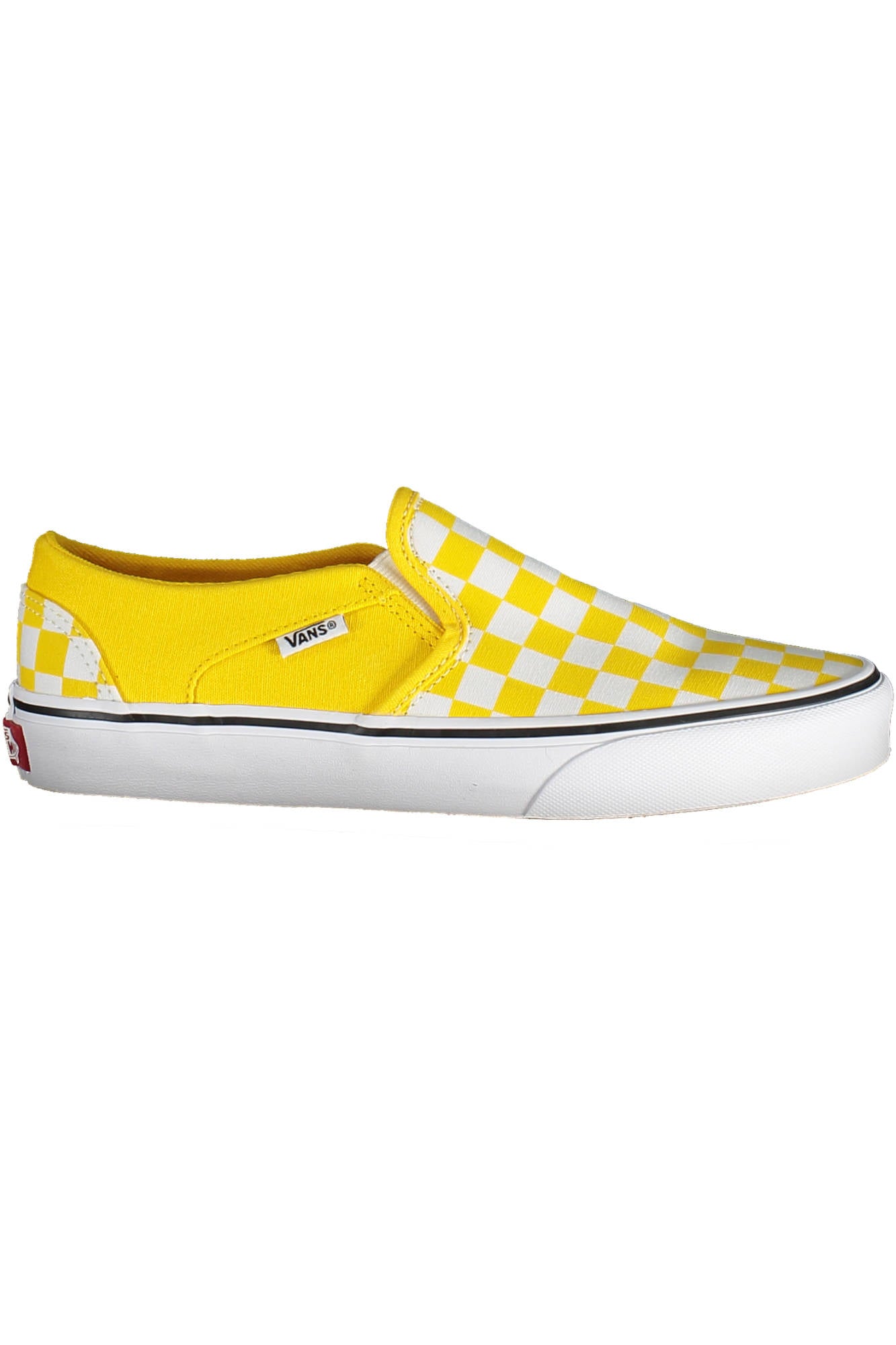 Vans yellow outlet checkerboard womens